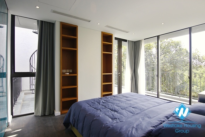 The newest house on the market is carefully prepared by the owner for every detail for rent in Ngoc Thuy Long Bien